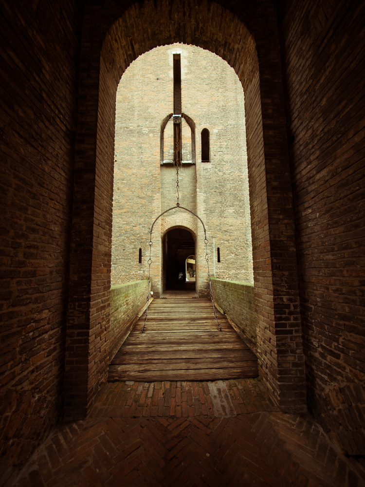 Drawbridge of Castle Estense, Ferrara Italy