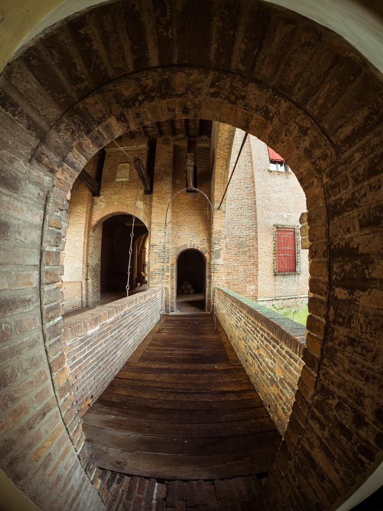Drawbridge of Castle Estense, Ferrara Italy