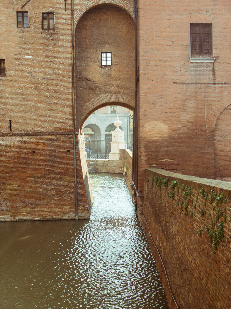 Castle Estense and Moat, Ferrara Italy