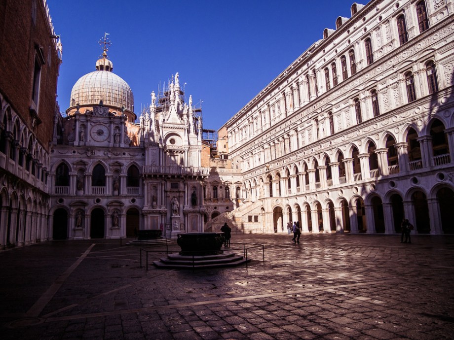 The Courtyard Between the Basilica and the Palace