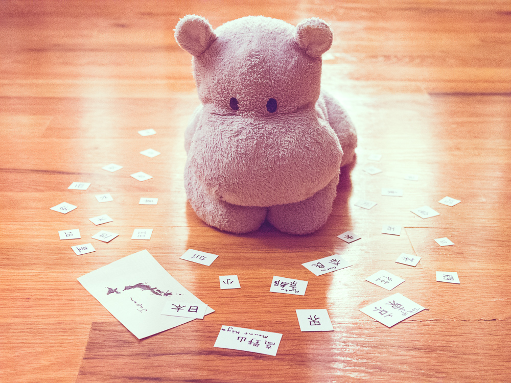 Tiny Hippo Learns Kanji
