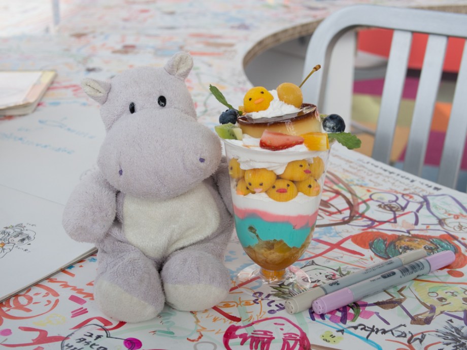 Tiny Hippo with the Best Parfait