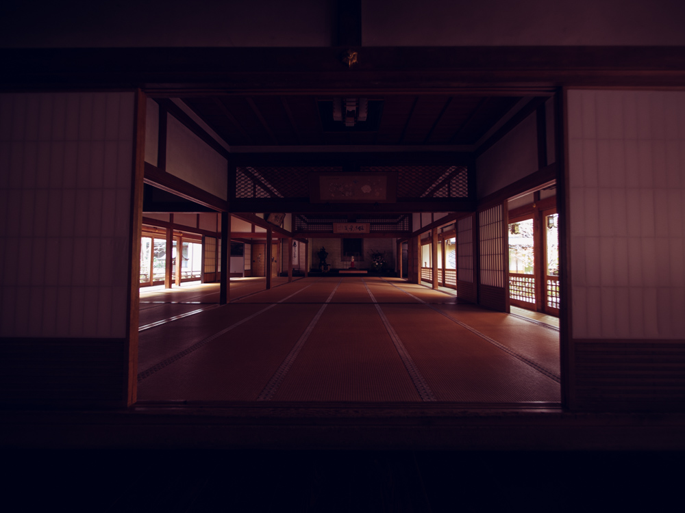 Inside temple lodgings