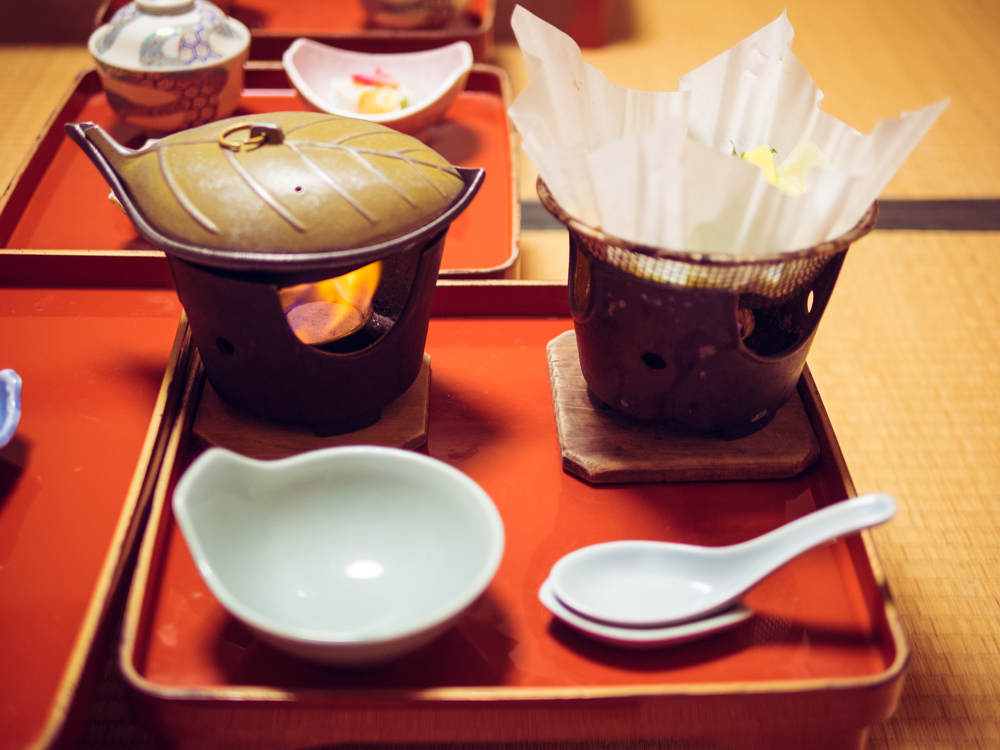 Dinner at Koyasan Onsen Fukuchiin