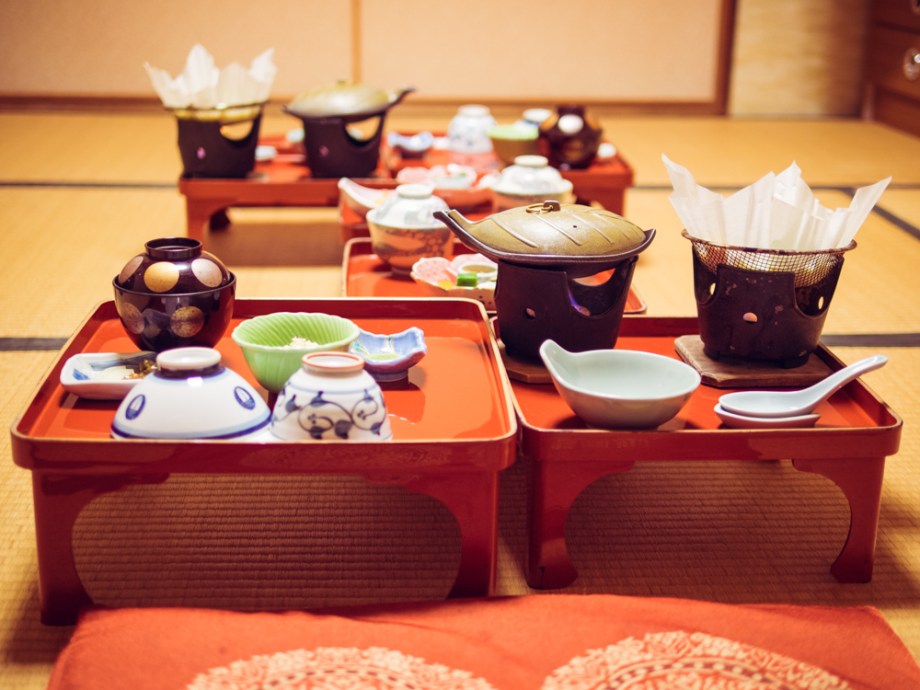 Dinner at Koyasan Onsen Fukuchiin